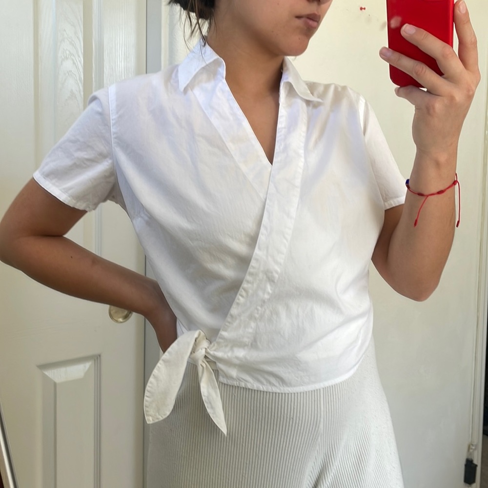 Charter Club Cotton Wrap Shirt